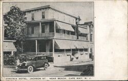 Virginia Hotel, Cape May, New Jersey Postcard