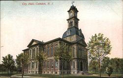 City Hall, Camden NJ Postcard