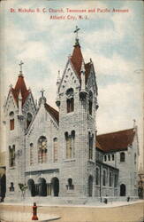 St. Nicholas R. C. Church, Atlantic City, NJ New Jersey Postcard Postcard Postcard