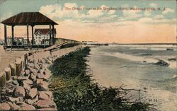 The Ocean Front at the Breakers Hotel, Wildwood Crest, NJ Postcard