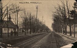 Willis Ave., Mineola, L.I. New York Postcard Postcard Postcard