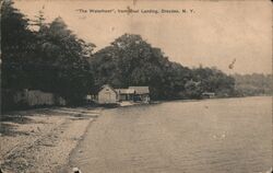 The Waterfront, from Boat Landing, Dresden, NY New York Postcard Postcard Postcard