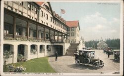 Hotel Champlain, Bluff Point Postcard