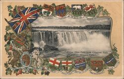 Horseshoe Falls from Canadian Park Postcard