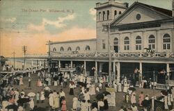 Ocean Pier, Wildwood, NJ New Jersey Postcard Postcard Postcard