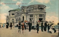 Seventh Avenue Pavilion, Asbury Park Postcard