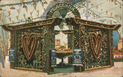 Placentia Orange Display, National Orange Show Postcard