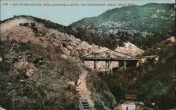 Hot Water Canyon, near Arrowhead Hotel Postcard