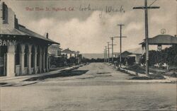 West Main Street, Highland, CA Postcard