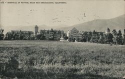 Hospital at Patton, Near San Bernardino California Postcard Postcard Postcard