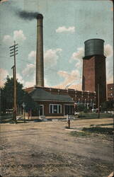 City Water Works, Pittsburg, KS Postcard