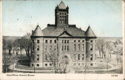 Court House, Garnett, Kansas Postcard