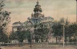 Court House, Concordia, Kansas Postcard