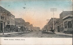 Third Avenue, Villisca Postcard