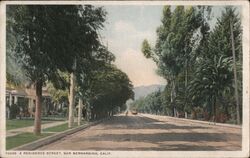 A Residence Street, San Bernardino Postcard