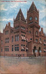 Court House, San Bernardino California Postcard Postcard Postcard