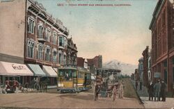 Third Street, San Bernardino, California Postcard Postcard Postcard