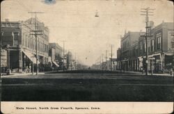 Main Street, Spencer, Iowa Postcard Postcard Postcard