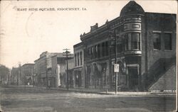 East Side Square, Sigourney, IA Postcard