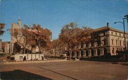 City Park and Federal Building, Ottumwa Iowa Postcard Postcard Postcard