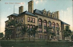 High School Ottumwa, IA Postcard Postcard Postcard