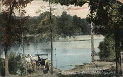 Charlton's Ferry on the Ouachita River, Hot Springs, Arkansas Postcard