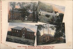 University of Arkansas Buildings Postcard