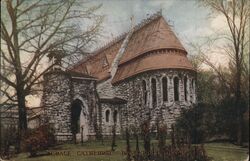 Grace Cathedral, Davenport Postcard