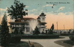 Bay Shore Park, Baltimore Postcard