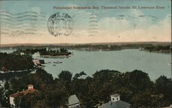 Picturesque Alexandria Bay, Thousand Islands New York Postcard Postcard Postcard