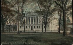 Cumberland County Court House, Portland, Maine Postcard Postcard Postcard