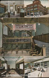 Views of Hotel Pullman, Hot Springs Arkansas Postcard Postcard Postcard