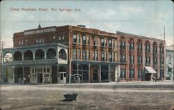 Great Northern Hotel, Hot Springs Postcard