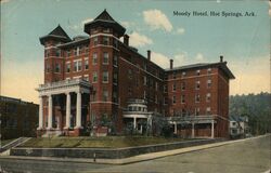 Moody Hotel, Hot Springs Postcard