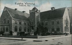 Public Library, Joliet, Illinois Postcard Postcard Postcard