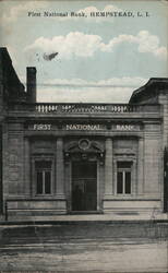 First National Bank, Hempstead, NY Postcard