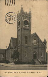 Calvary M.E. Church, Danville, VA Postcard