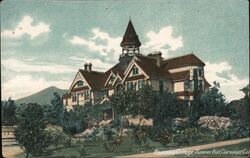 Pomona College Summer Hall, Claremont Postcard