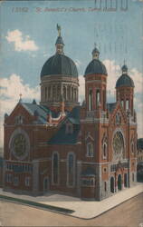 St. Benedict's Church, Terre Haute Postcard