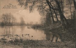 View on Cicero Creek Noblesville, IN Postcard Postcard Postcard