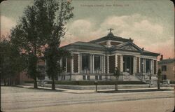 Carnegie Library, New Albany Postcard