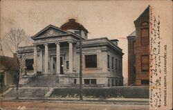 Carnegie Library, Pueblo, Colorado Postcard