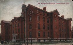 St. Vincent's Hospital, Indianapolis Postcard