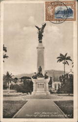 War Memorial, Port-of-Spain Port of Spain, Trinidad and Tobago Postcard Postcard Postcard