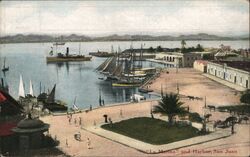 La Marina and Harbor, San Juan Puerto Rico Postcard Postcard Postcard