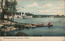 Picturesque America, Thousand Islands New York Postcard Postcard Postcard