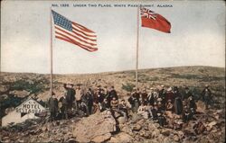 Under Two Flags, White Pass Summit Postcard