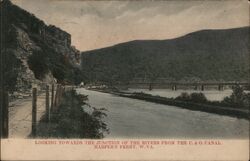 C&O Canal, Harper's Ferry Harpers Ferry, WV Postcard Postcard Postcard