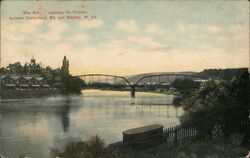 Blue Bridge, Cumberland MD Postcard