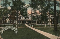 Brown's Wells Hotel Main Walk Hazlehurst, MS Postcard Postcard Postcard